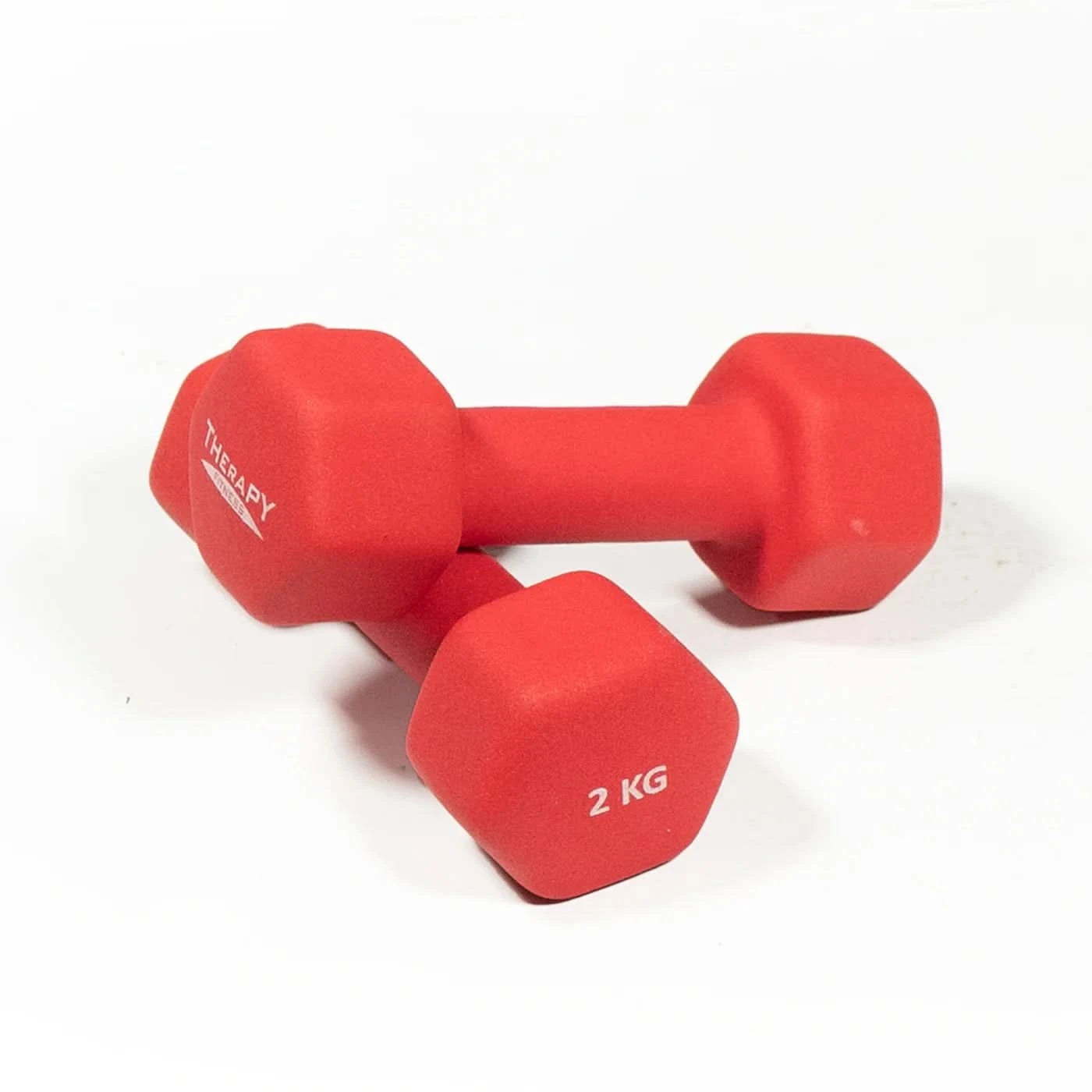 Therapy Fitness Neoprene Dumbbells Sold as Pair | 1Kg to 5 Kg 2 Kg