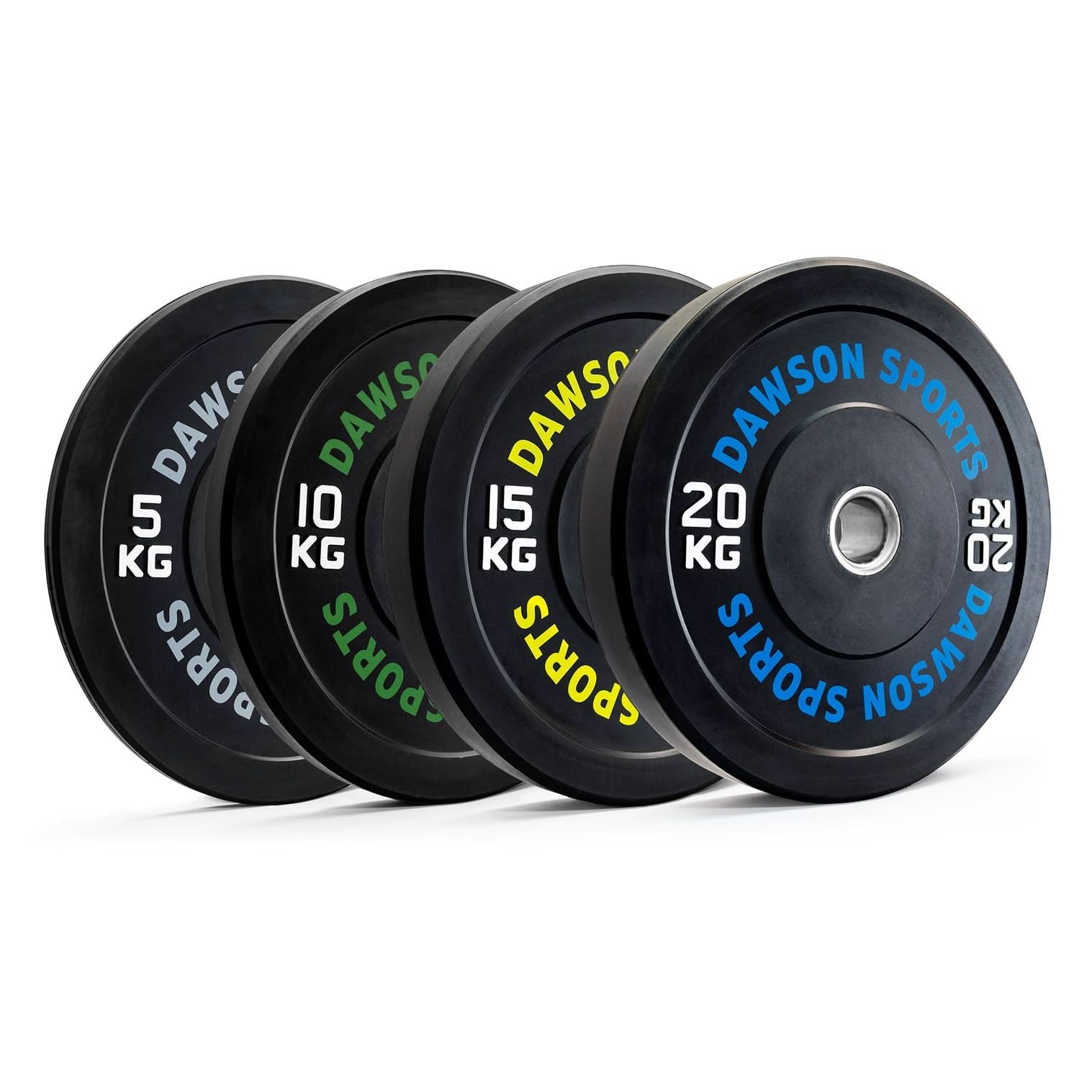 DS Rubber Bumper Plates (w/ upturned ring) - 10kg