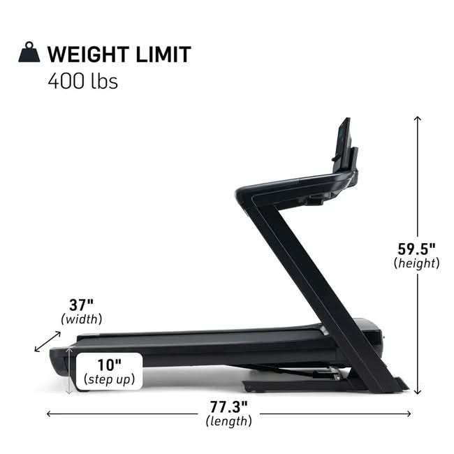 NordicTrack LE Folding Treadmill (2025 Model) Space-Saving and High-Performance Fitness Solution