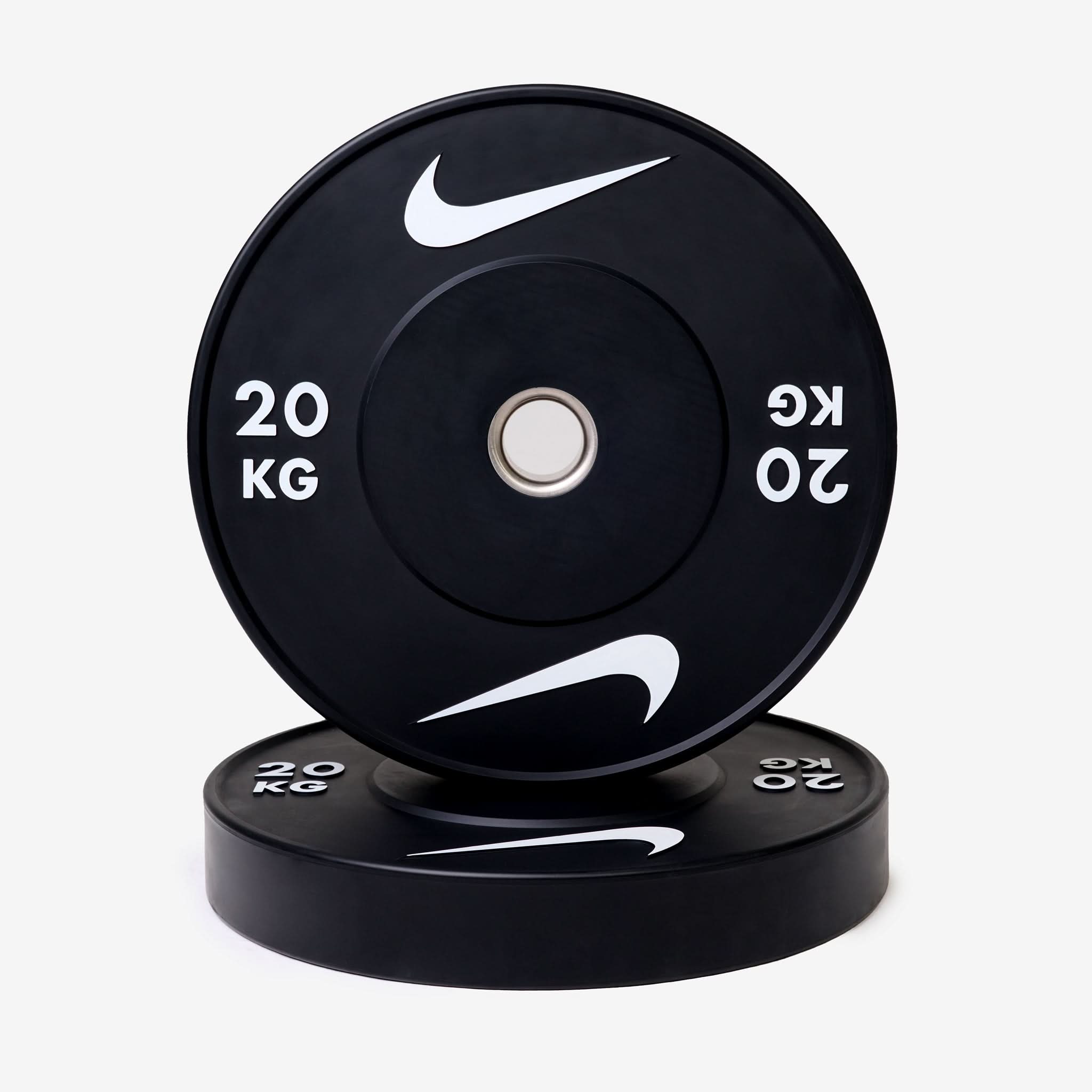Nike Olympic Rubber Bumper Plates, 5Kg to 25 Kg, Sold as Piece