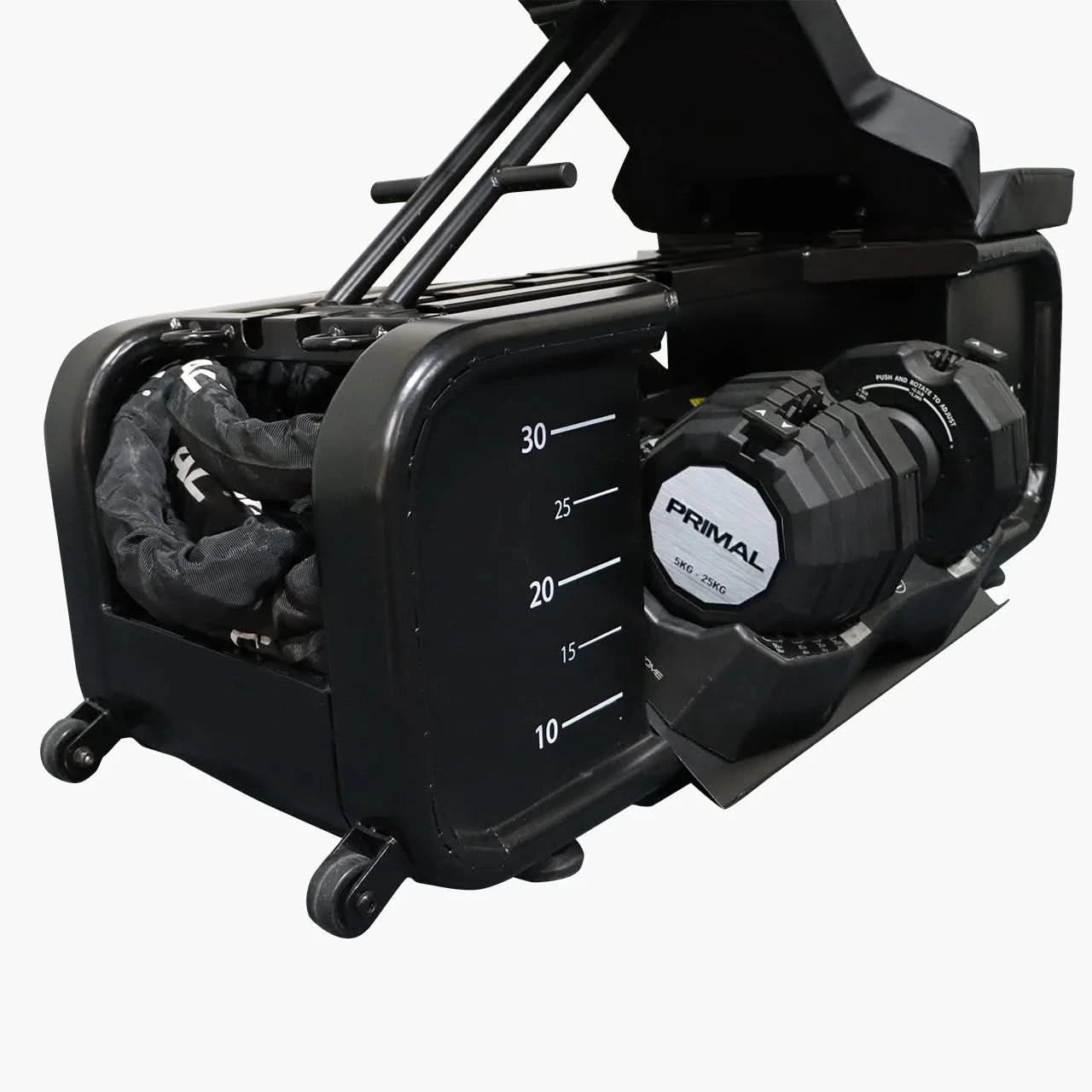 Primal Strength Home HIIT Bench Package with Dumbbells & Accessories