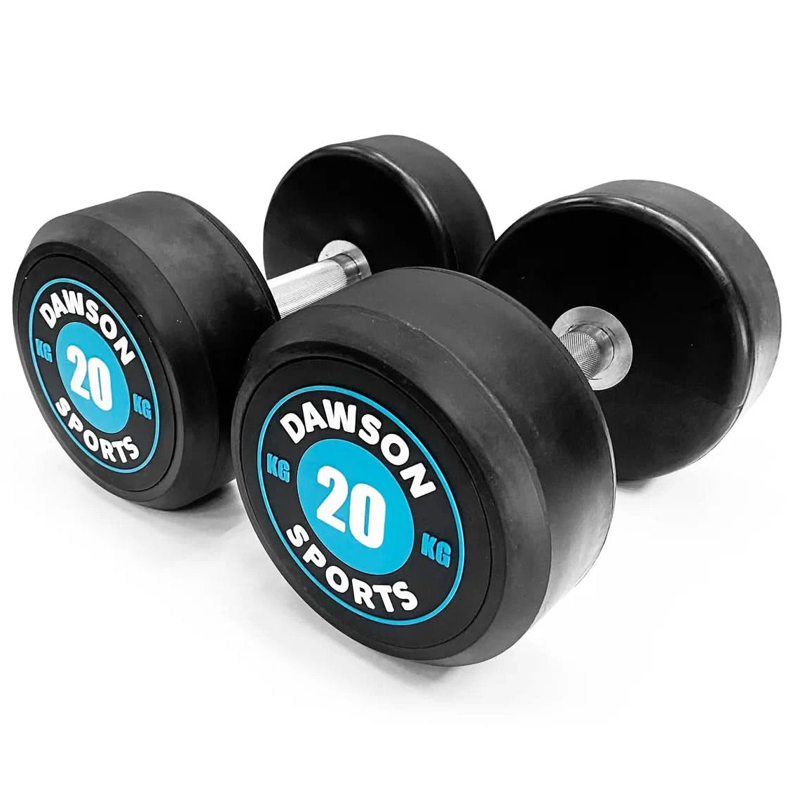 DS Power-100 Rubber Dumbbells 20 KG