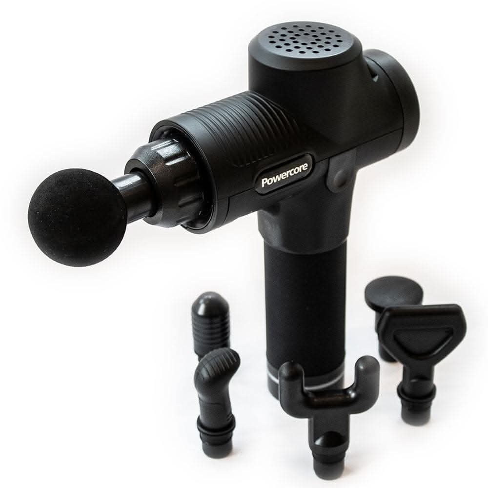 Powercore Massage Gun (With Changeable Heads) + Free Docking Station