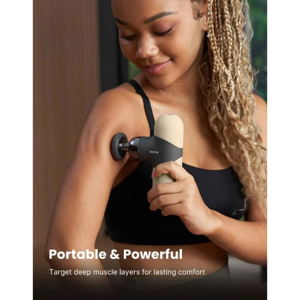 RENPHO Mini Thermal Massage Gun with Heat Function