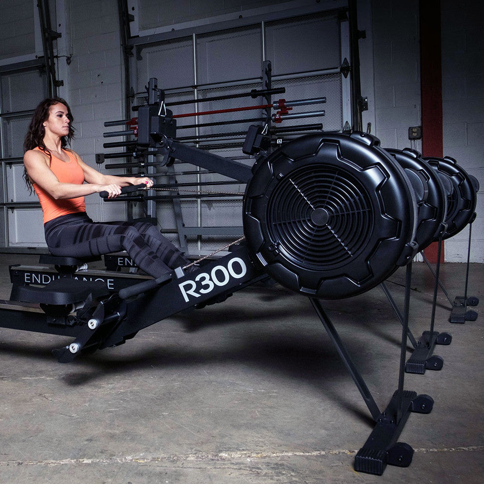 Body Solid Endurance Commercial Rower, Black, R300