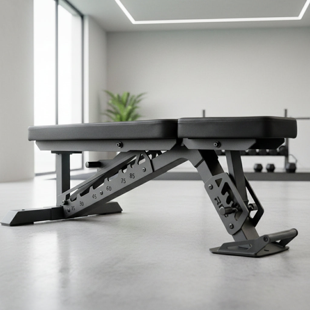 REP Fitness Nighthawk Adjustable Bench - Metallic Black