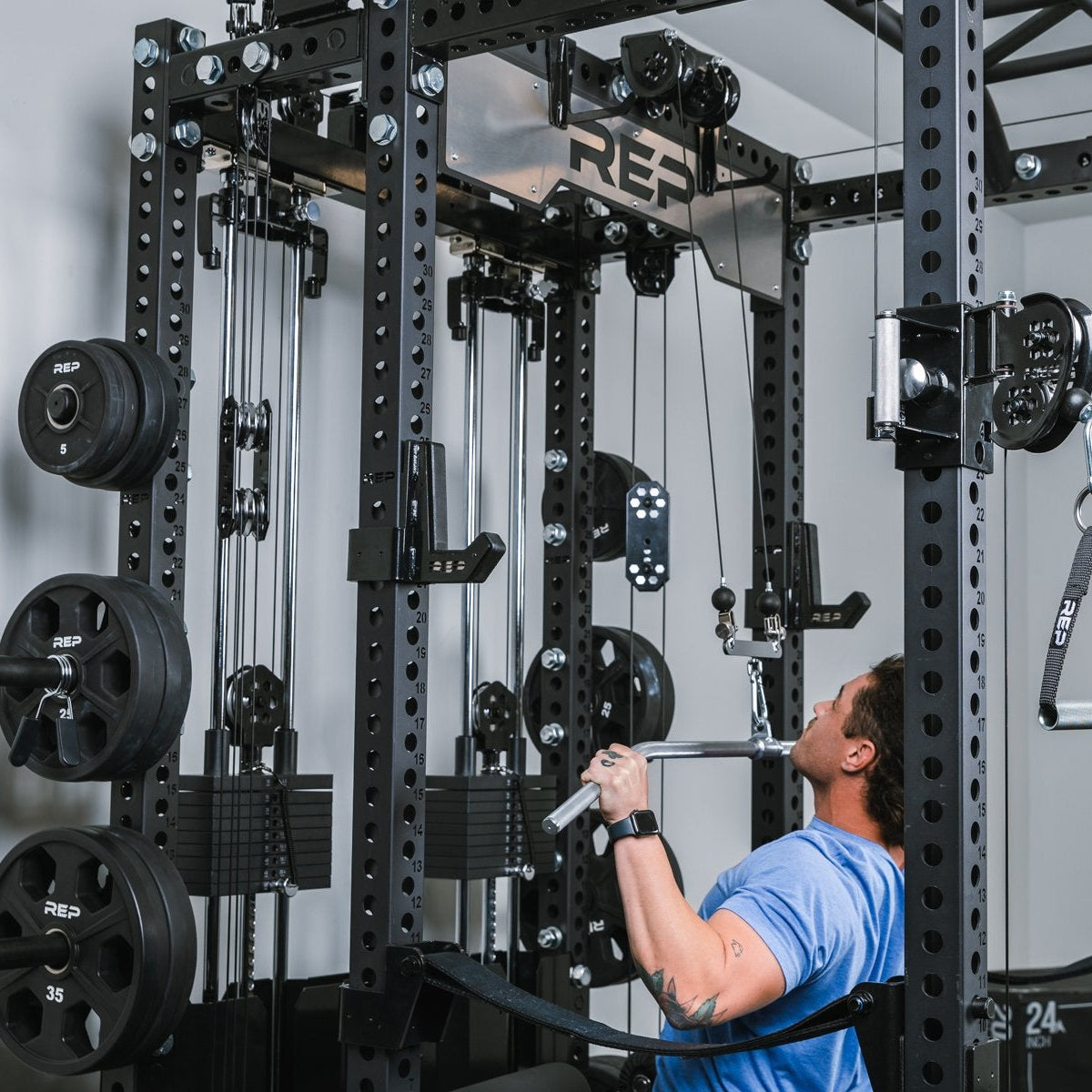 REP Fitness Ares 2.0 Functional Trainer - Metallic Black | 6-Post PR-5000 System