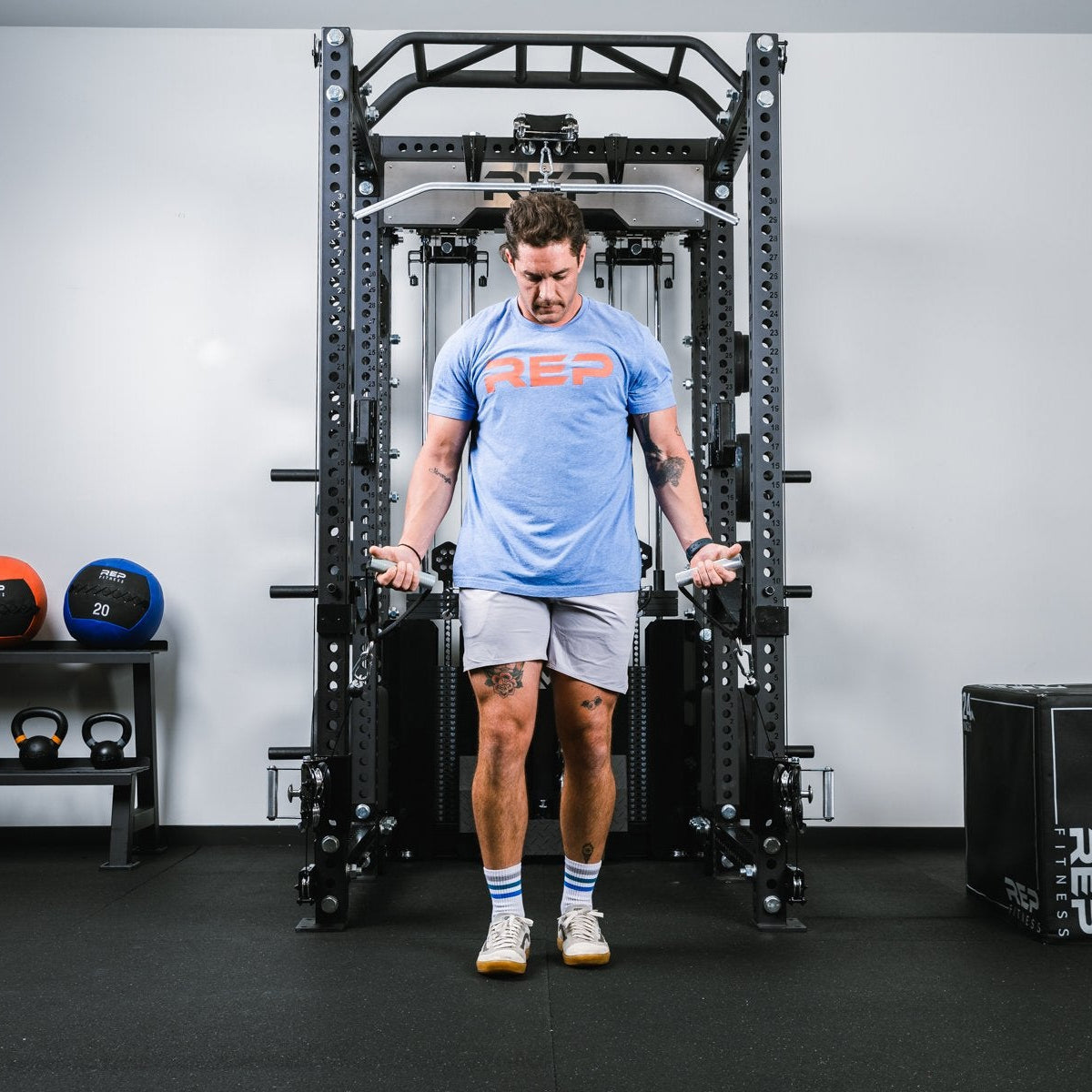 REP Fitness Ares 2.0 Functional Trainer - Metallic Black | 6-Post PR-5000 System