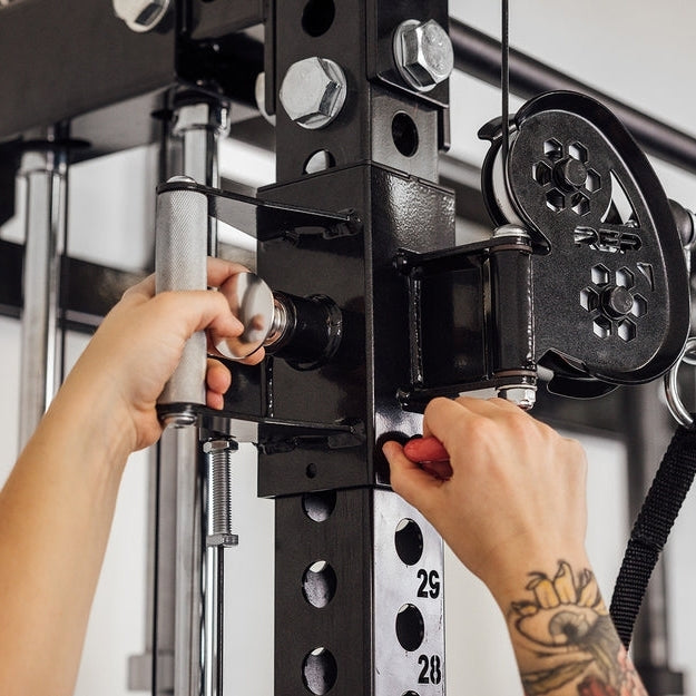 REP Fitness Compact Athena Functional Trainer - Metallic Black | 93" Height, 4-Post