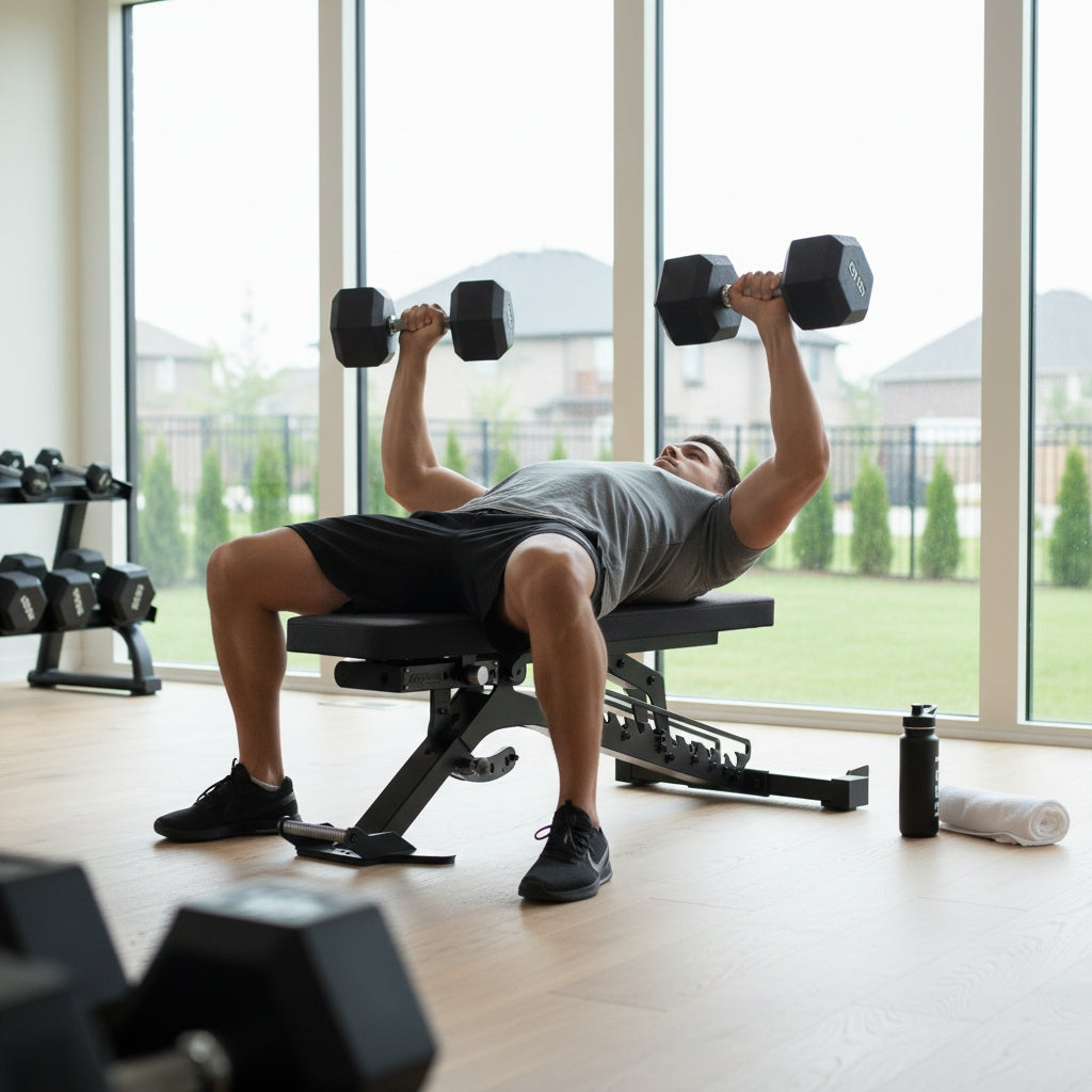 REP Fitness BlackWing Adjustable Weight Bench - Metallic Black