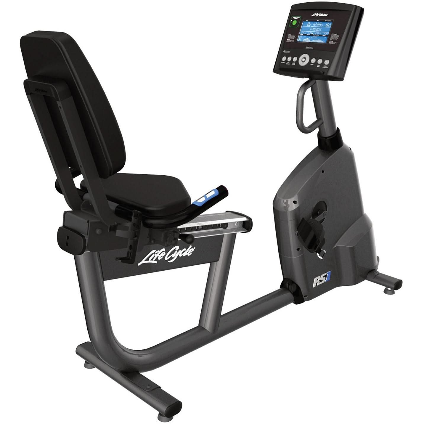 Life Fitness RS1 Recumbent Bike Go Consol