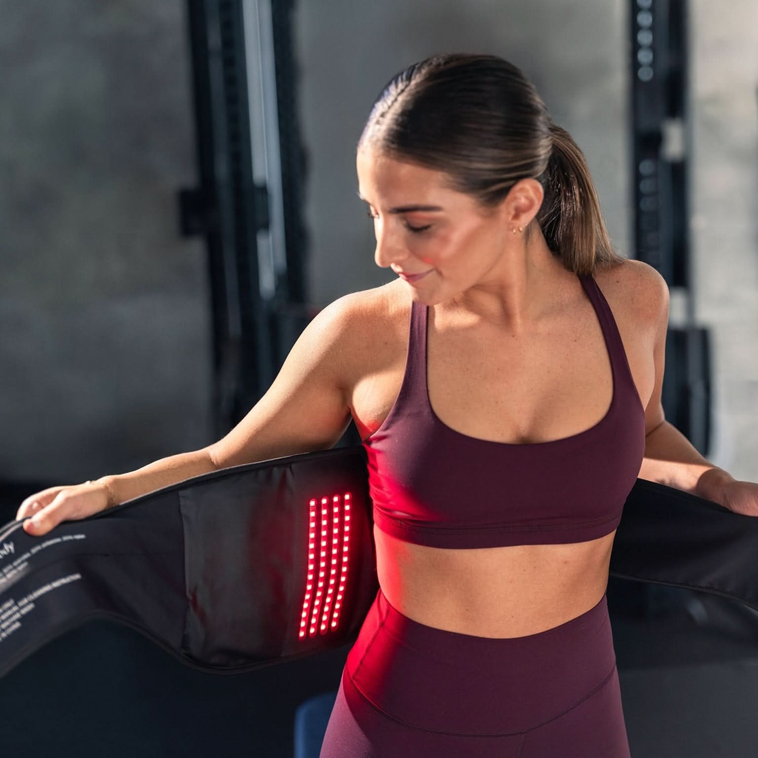 Therabody ThermBack LED – 4-in-1 Smart Back Therapy Wrap | Black