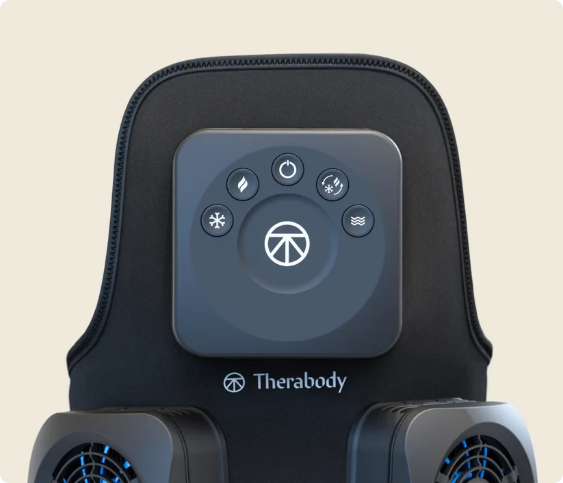 Therabody RecoveryTherm Knee Wrap | Hot & Cold Vibration Therapy
