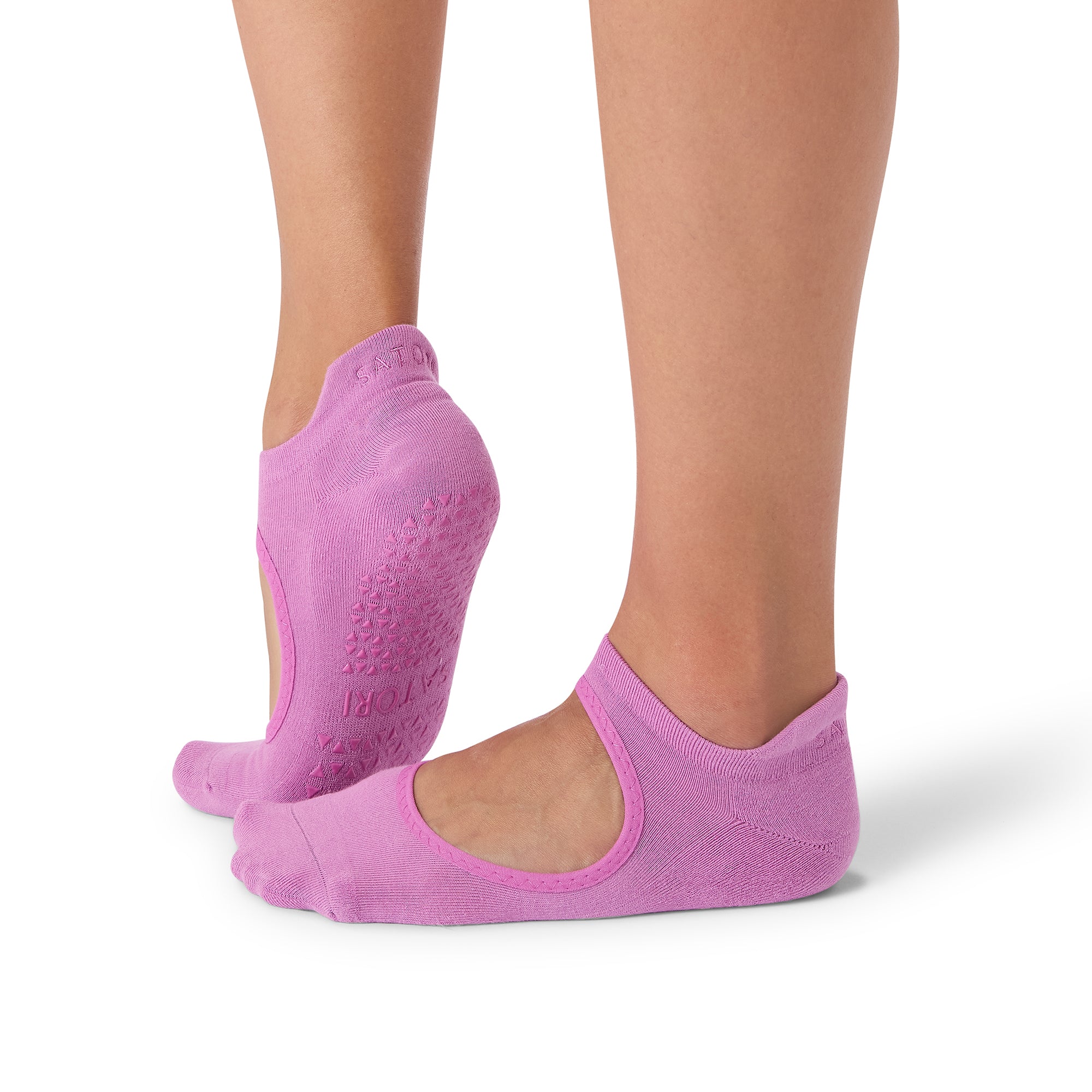 Satori Grip Aya Wild Orchid Pilate Socks