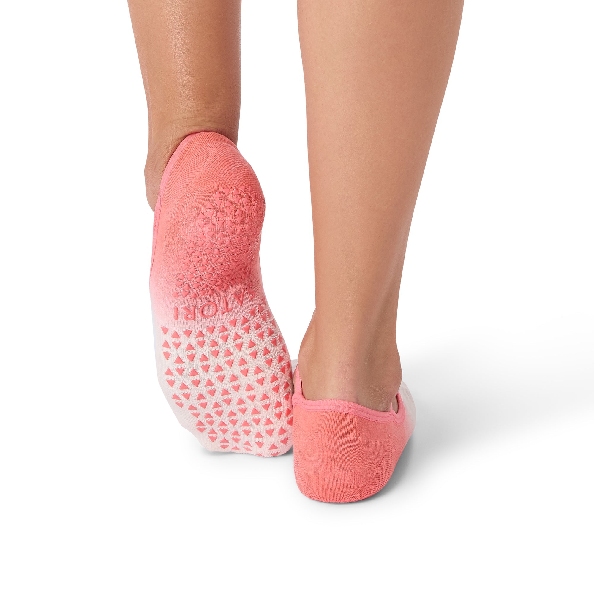 Satori Grip Naomi Coral Ombre Pilate Socks