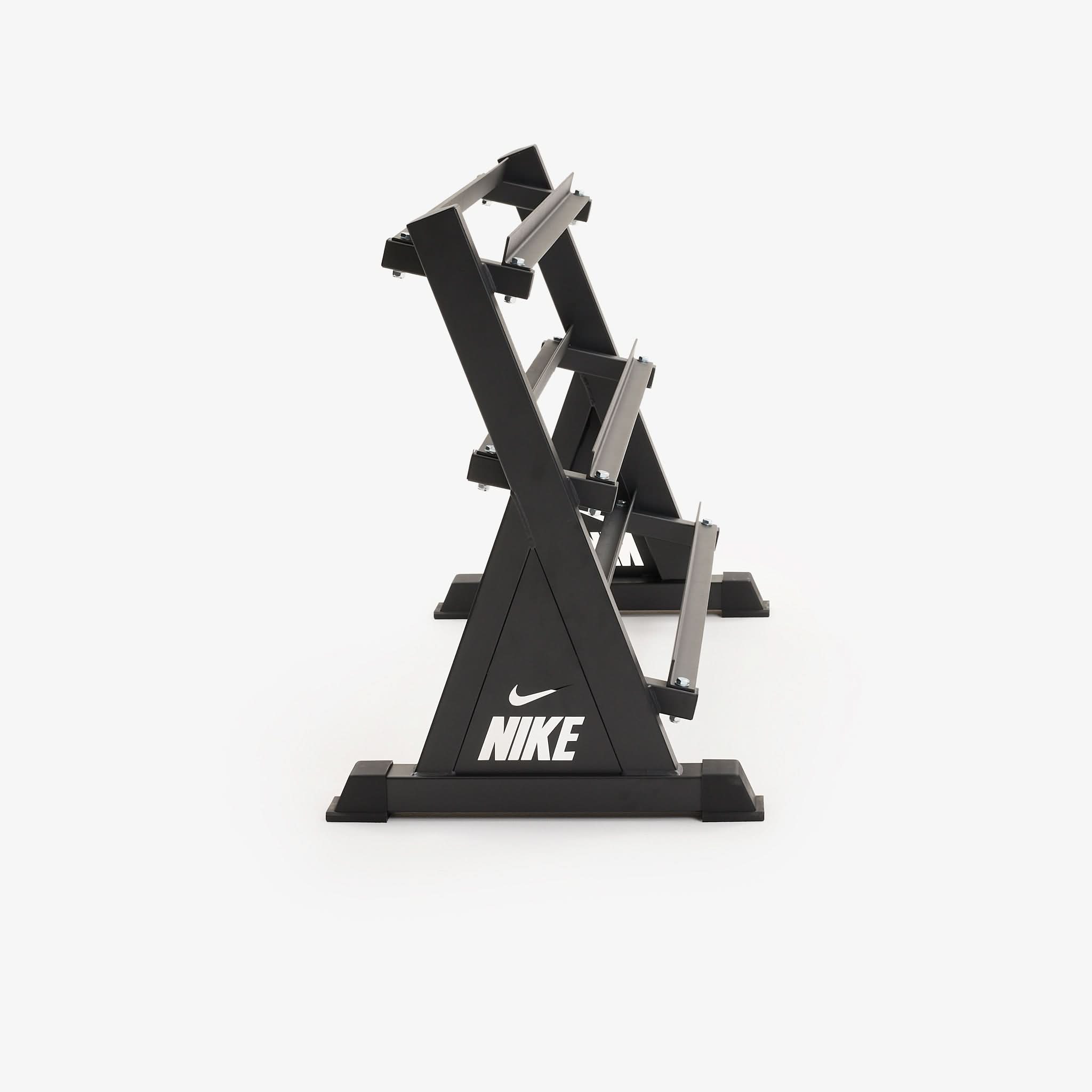 Nike Dumbbell Set with 3 Tier Rack (Multiple Weight Options Available)