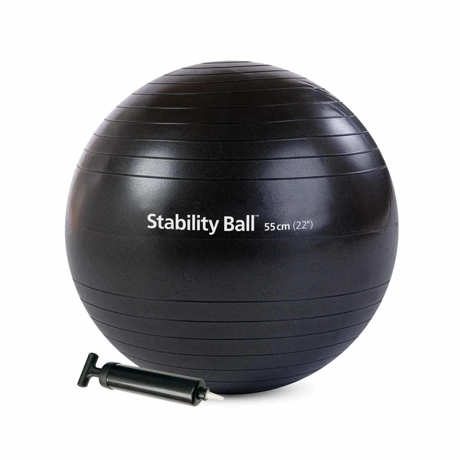 Merrithew Stability Ball™ with pump - 55 cm - ST-06206 (Black)