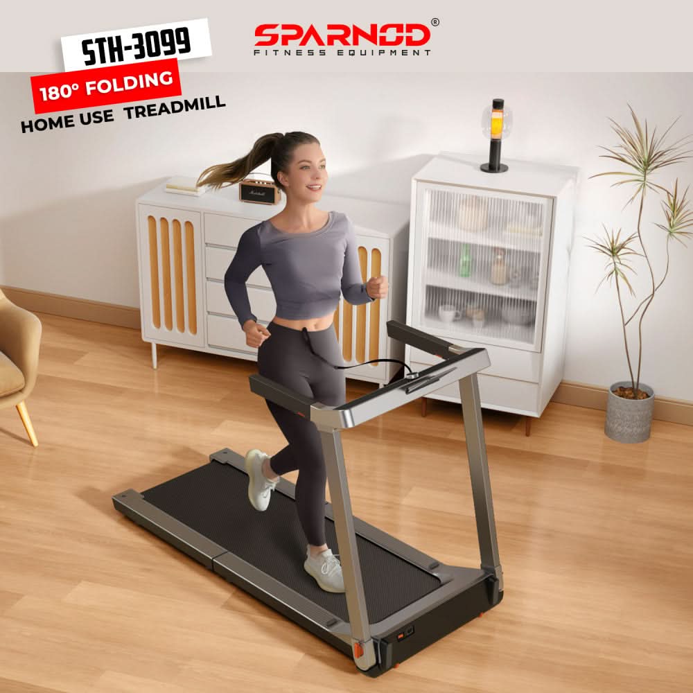 Sparnod Fitness Hybrid+ 2-in-1 Walking Pad/Treadmill, STH-3099