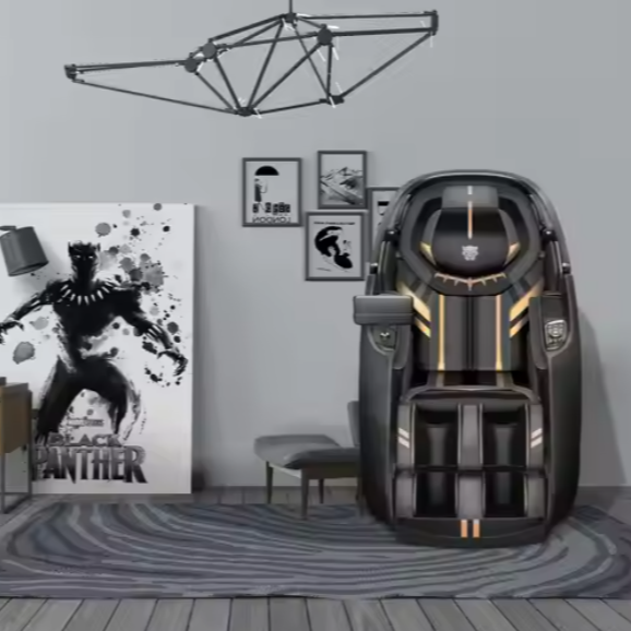 Rotai Black Panther Massage Chair