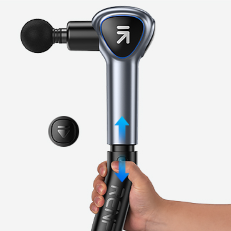 Renpho REACH Massage Gun with Extended Handle