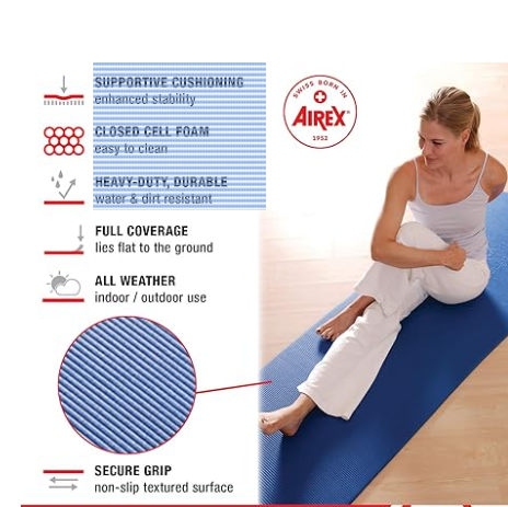 Airex Fitline 140, Yoga/Pilates Mat, 140 Cm