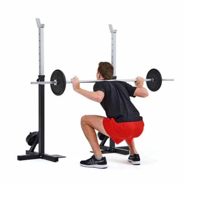 York, Fitness 2" Heavy Duty Squat Stands, Black