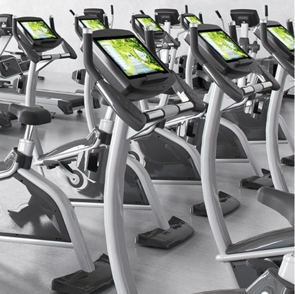 BH Fitness, Professional Upright Bike, SK8000, Silver & Black