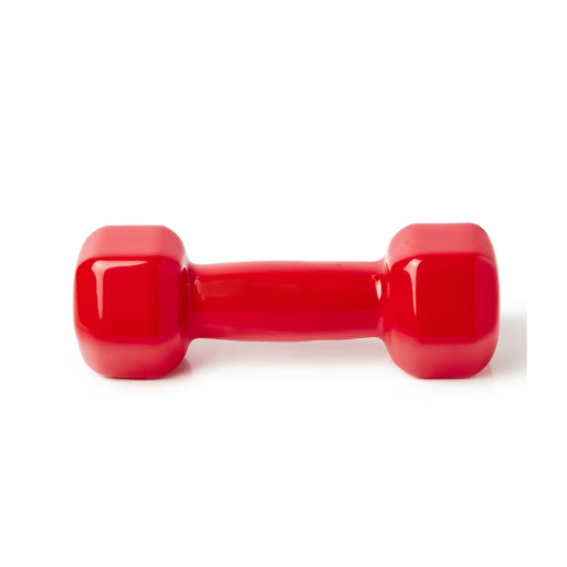 Ta Sports,s1 Hex Vinyl Dipping Dumbbell 4Kg*2Pcs, Db212, Red