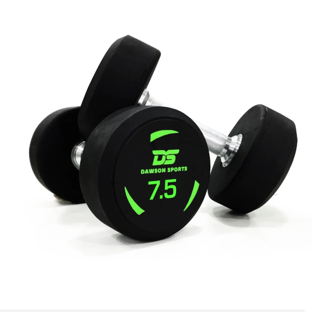DS Rubber Dumbbells - 7.5kg