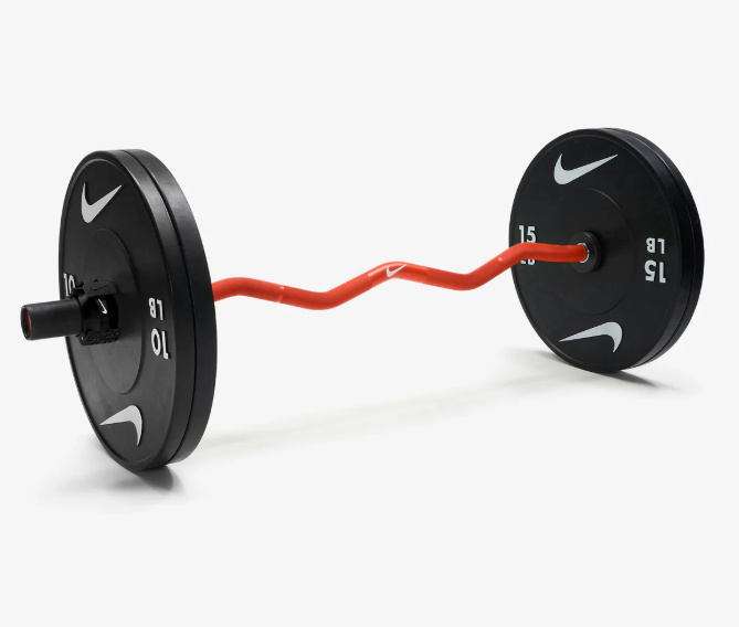 Nike 40 Kg Body Pump Set (Black or Grind Options) Shield EZ Curl - 10 KG Black