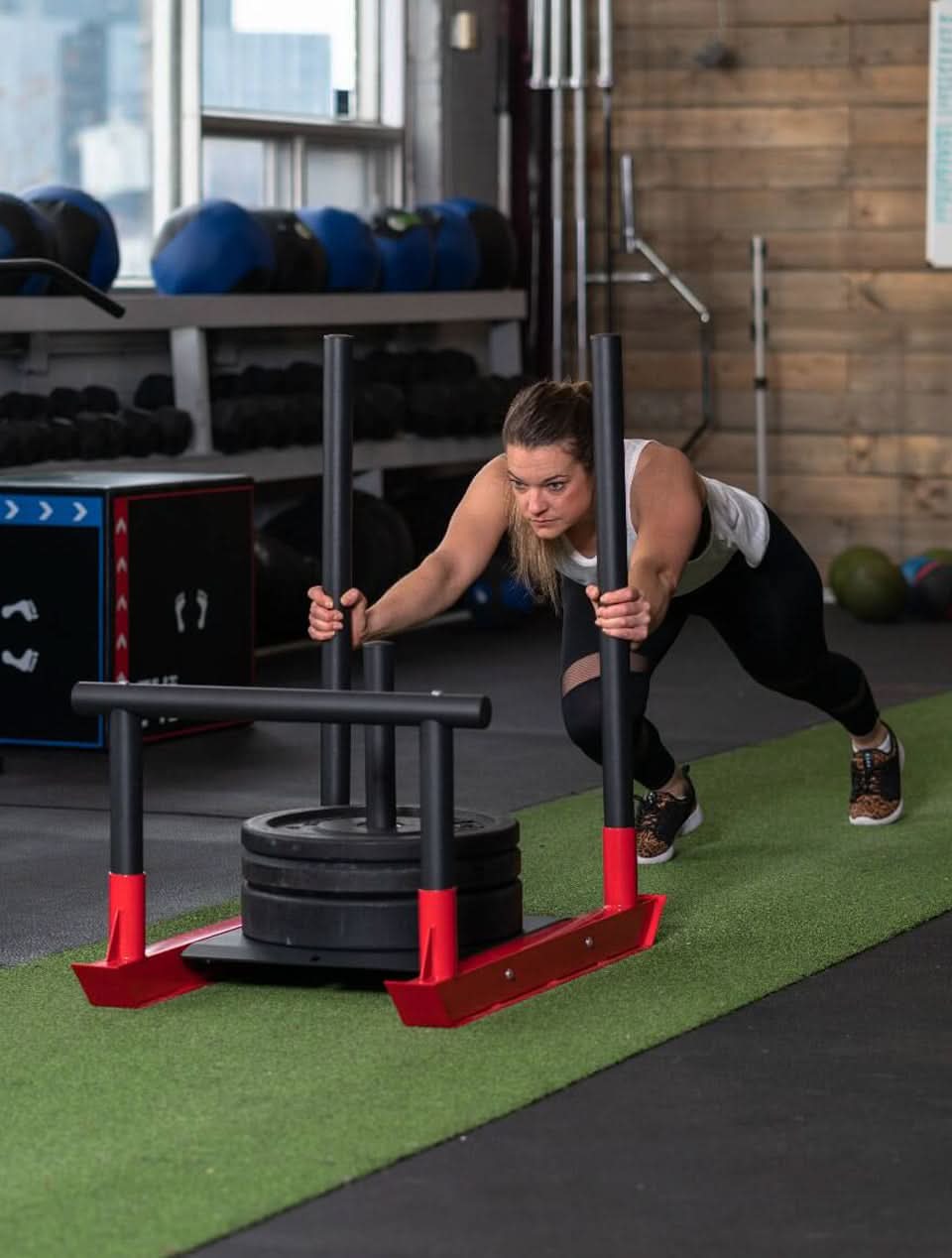 1441 Fitness Sled Push for Cross-fit Training