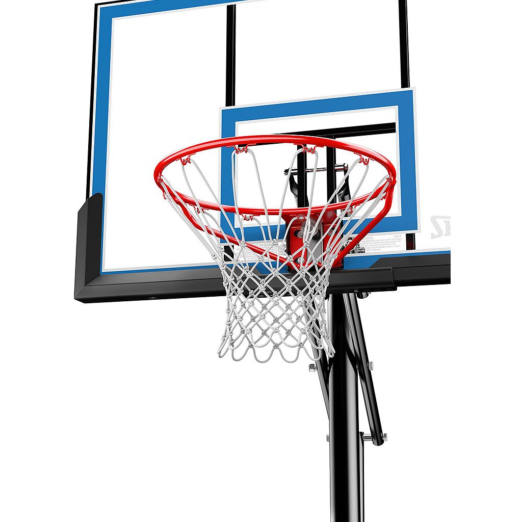 Spalding Gametime 48" Polycarbonate Portable Basketball Hoop – Adjustable Outdoor System