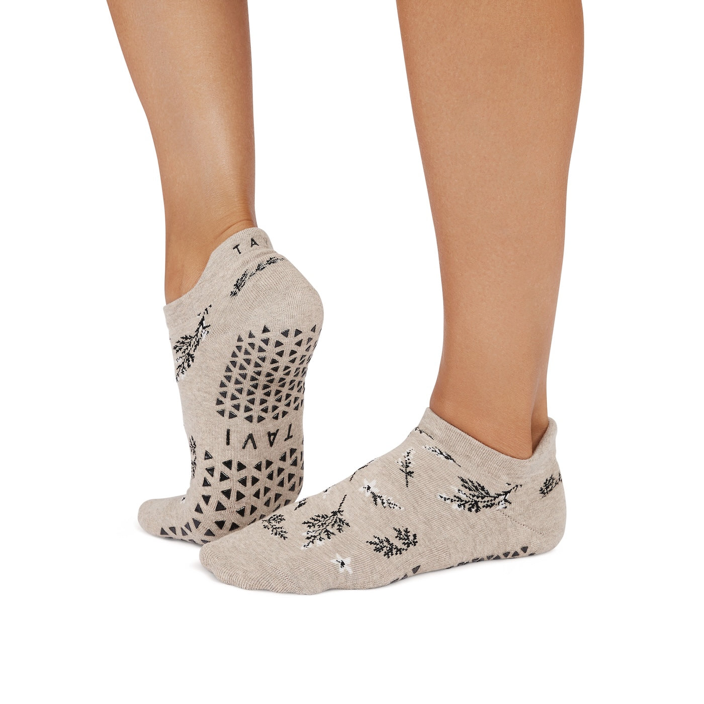 Tavi Savvy Grip Socks Shitake Heather
