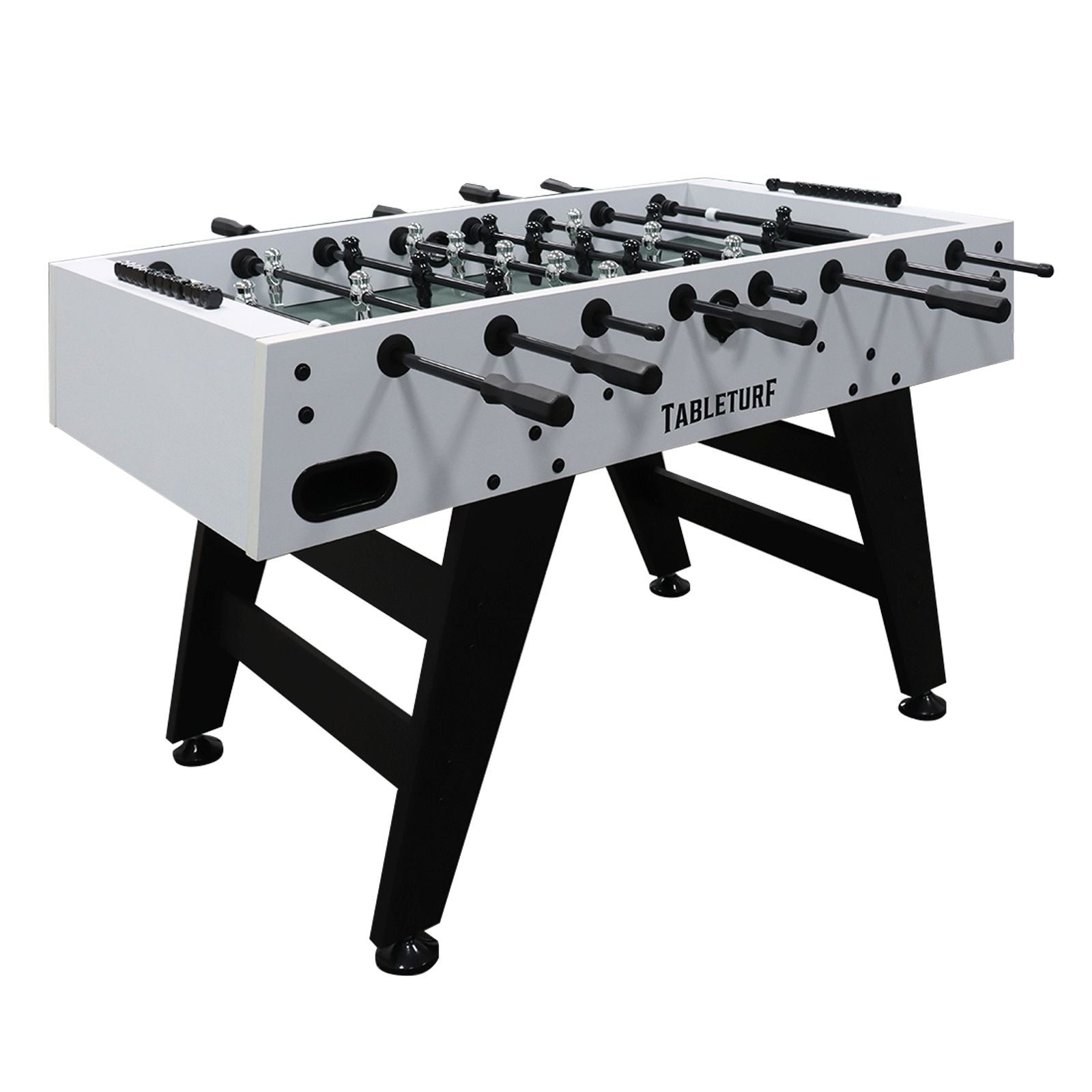 TableTurf Goal Pro Foosball Table with Dual Ball Return | 5 Feet White