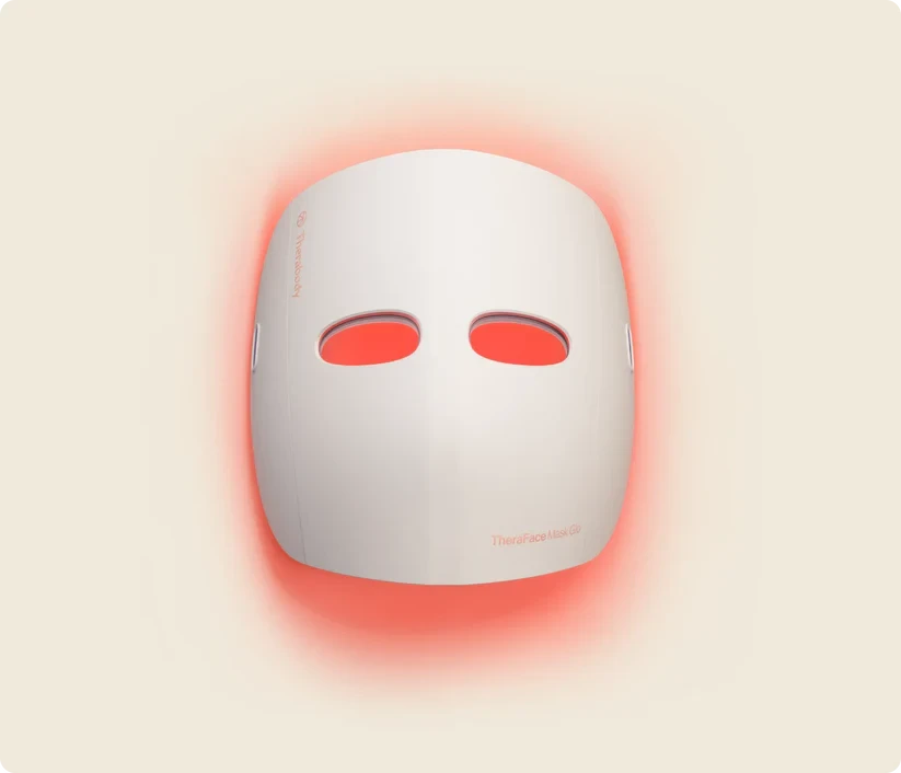 Therabody TheraFace Mask GLO | Anti-Aging LED Mask for Clear & Radiant Skin