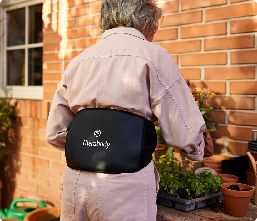 Therabody ThermBack LED – 4-in-1 Smart Back Therapy Wrap | Black