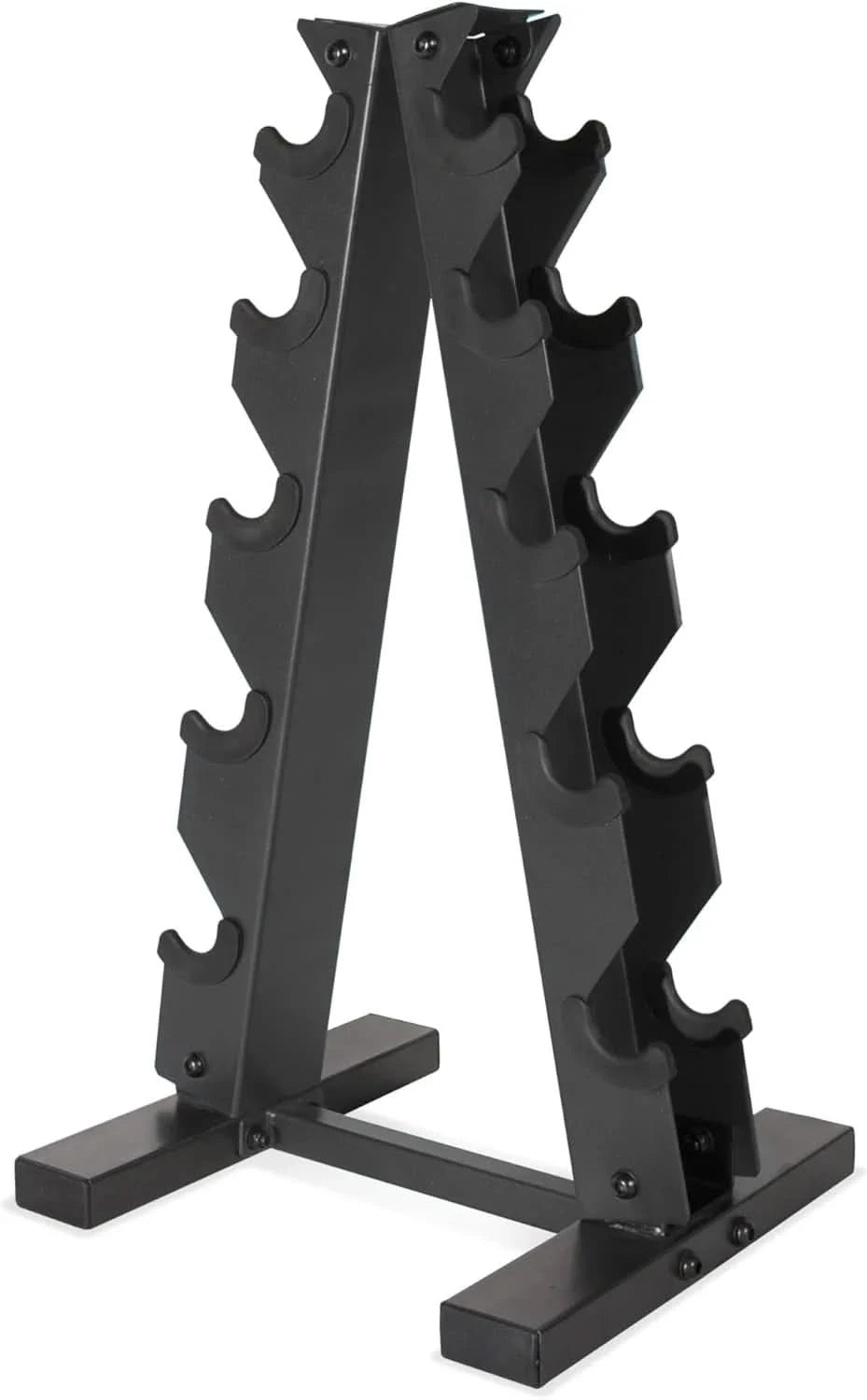 Body Strong Triangle A-Frame Dumbbell Rack – 5 Tier