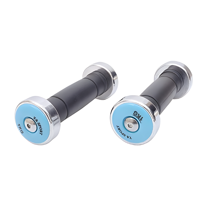 Ta Sports, Chromed Dumbbell 1Kg With Rubber Handle, Db5212