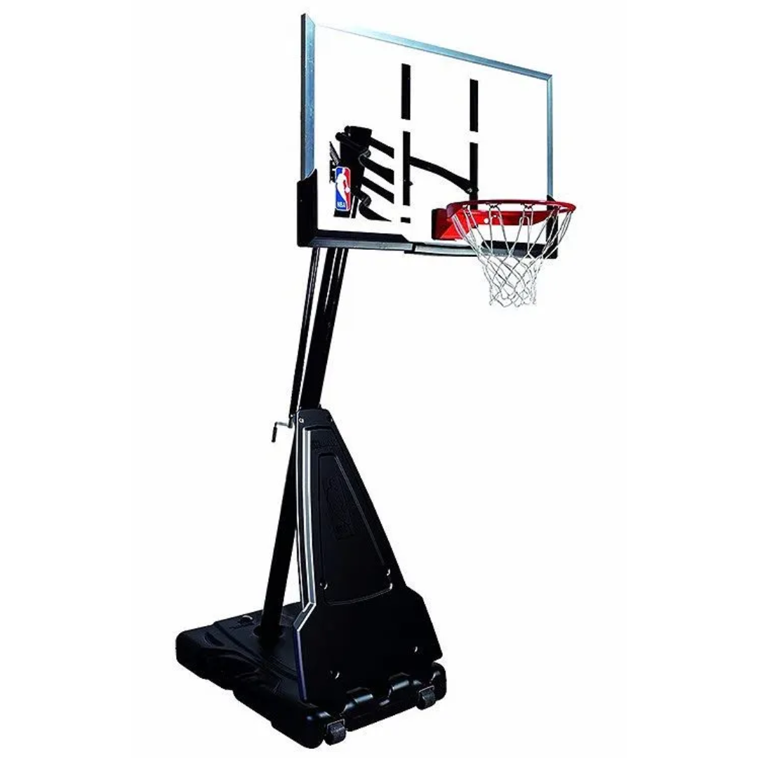 Spalding Platinum 60" Acrylic Portable Backboard Basketball Hoop