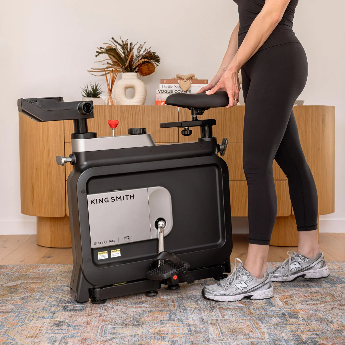 Kingsmith W1B 3 IN 1 Foldable Exercise Bike, Under Desk Bike