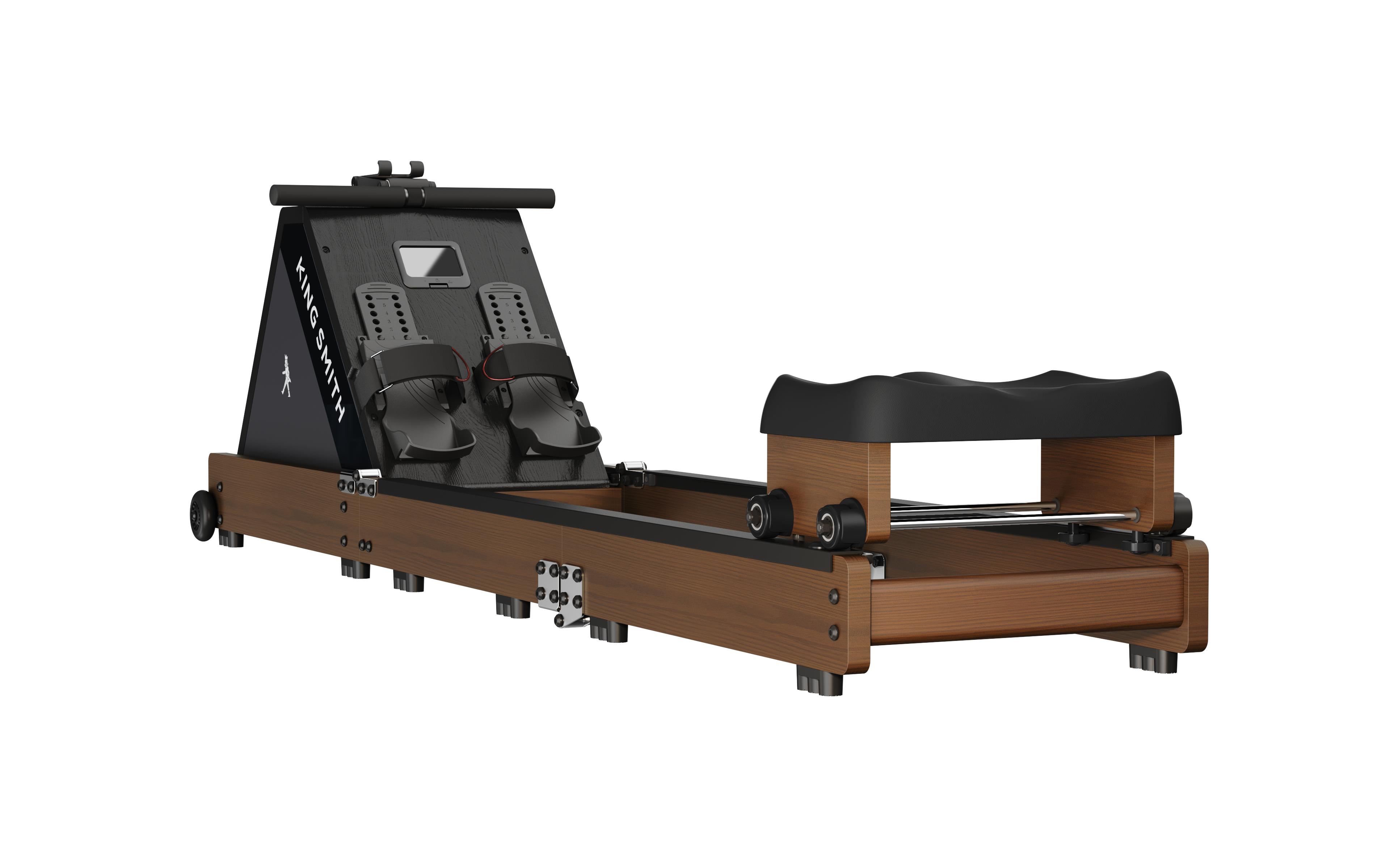 Kingsmith WR20 Tri-Fold Water Rowing Machine Walnut