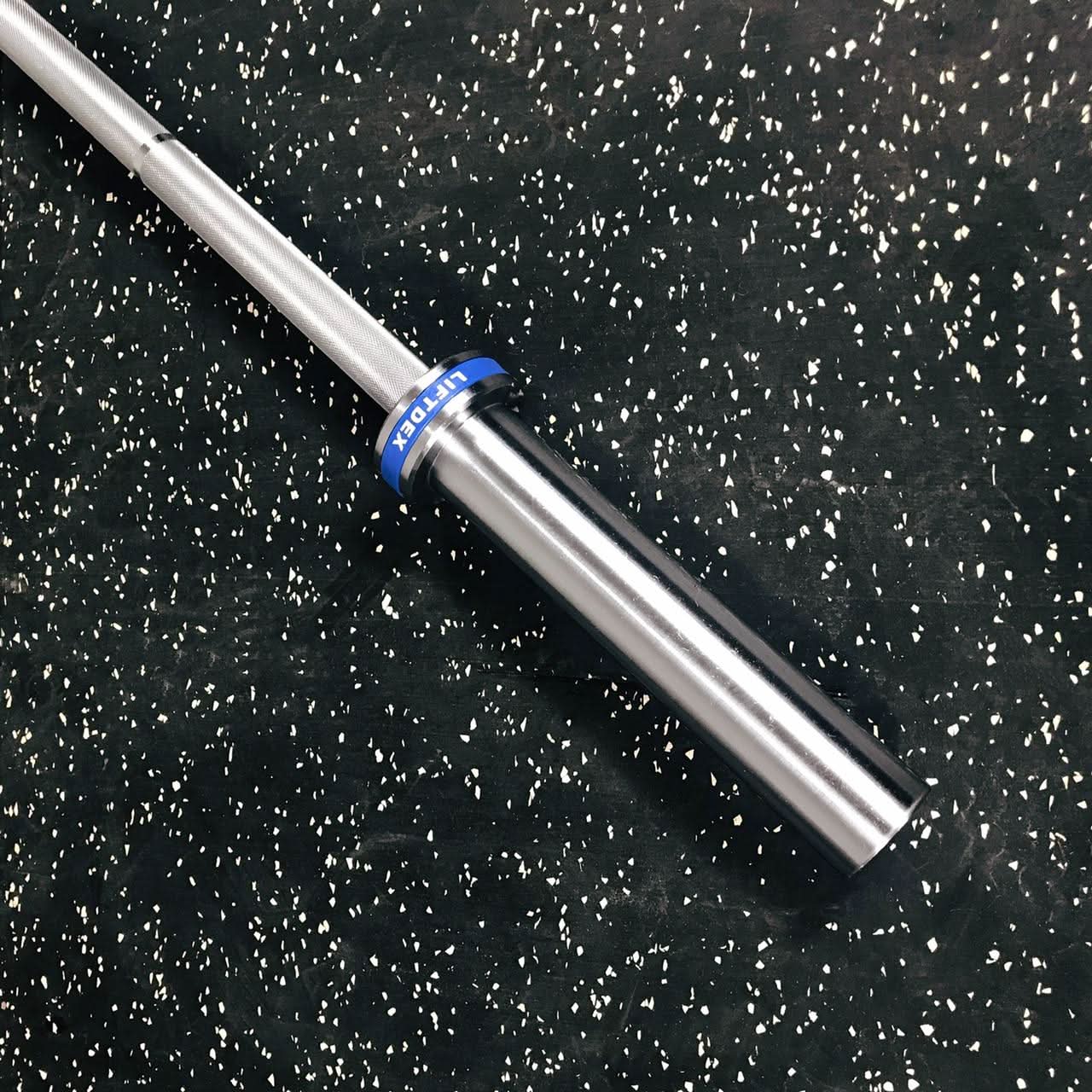 Liftdex Shorty Barbell: 65In | Full Chrome | 12.5Kg | Box Studios | Weightlifting