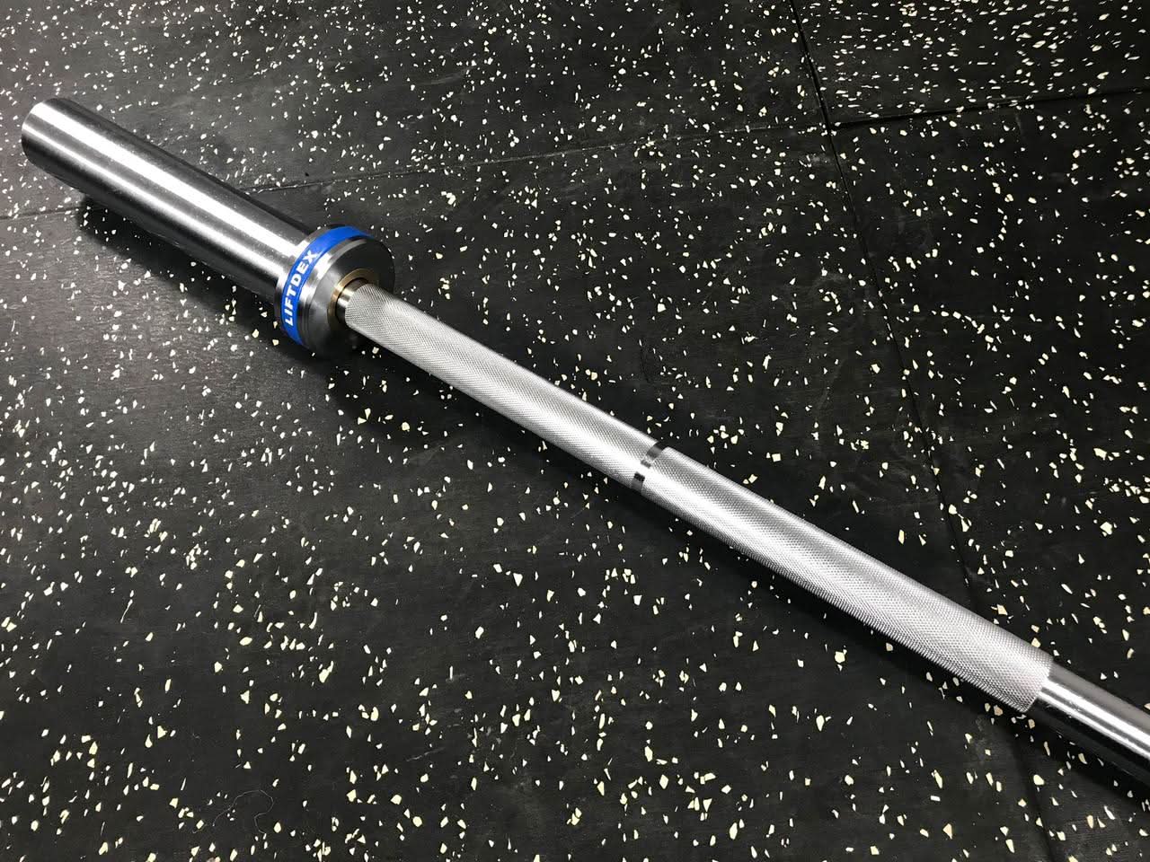 Liftdex Shorty Barbell: 65In | Full Chrome | 12.5Kg | Box Studios | Weightlifting