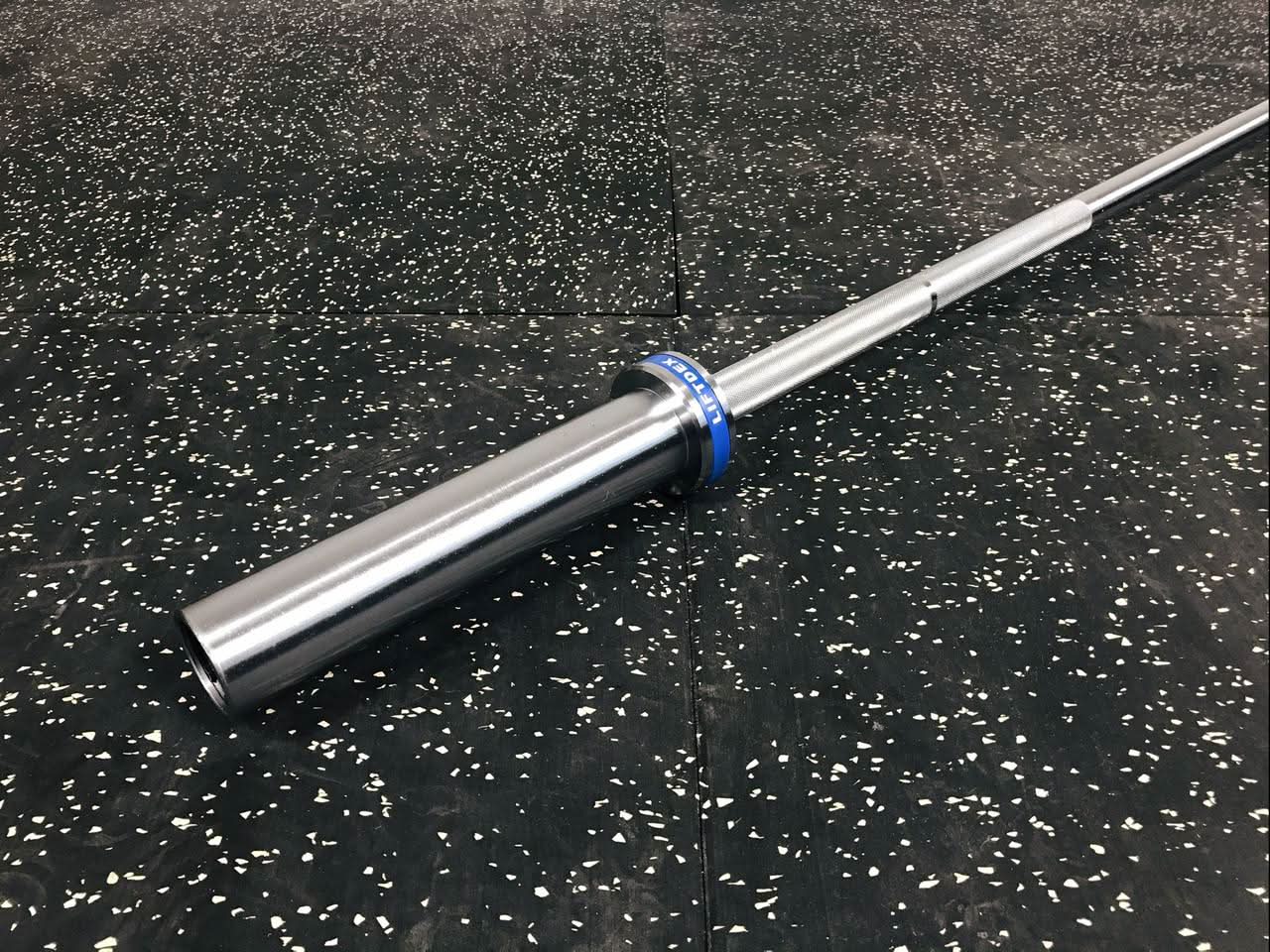 Liftdex Shorty Barbell: 65In | Full Chrome | 12.5Kg | Box Studios | Weightlifting