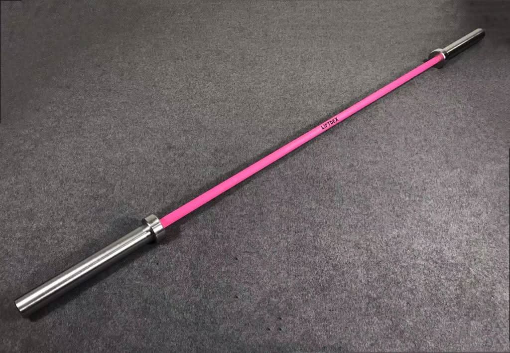 Liftdex Pink Barbell: 210 Psi Steel | 8 Needle Bearings | Powerlifting | Women'S Weightlifting