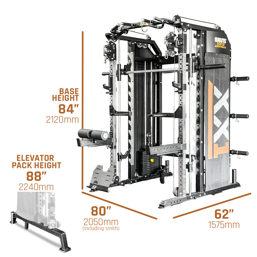 BruteForce XX1 CUT Functional Trainer – Full Body Workout Station
