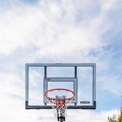 Lifetime Adjustable Portable Basketball Hoop (52-Inch Polycarbonate)