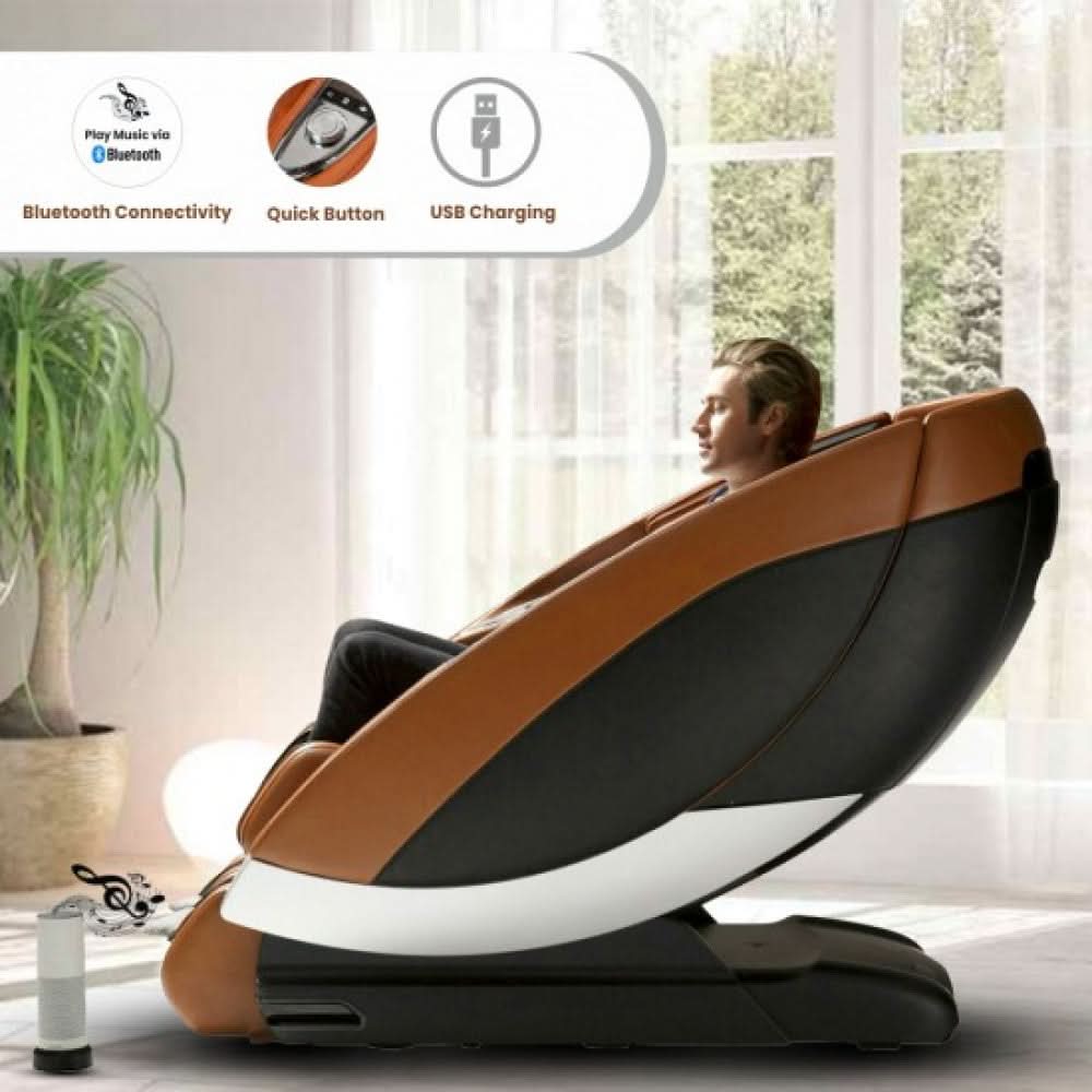 Sparnod Fitness Plush - 4D Full Body Automatic Massage Chair