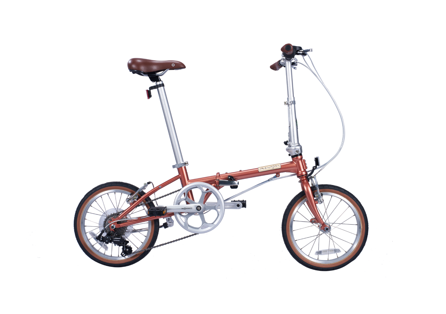 Dahon Boardwalk D7 Folding Bike 16 Inch Copper