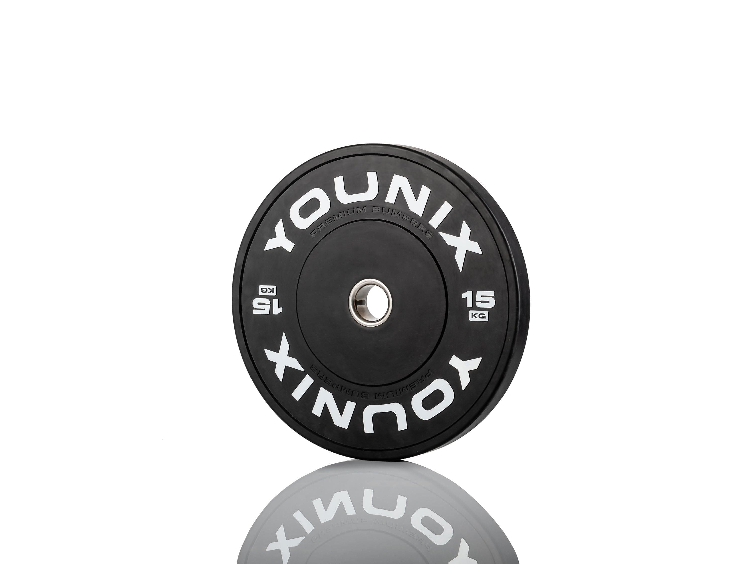 Younix Premium Bumper Plates, 5Kg - 25Kg, Sold as Piece